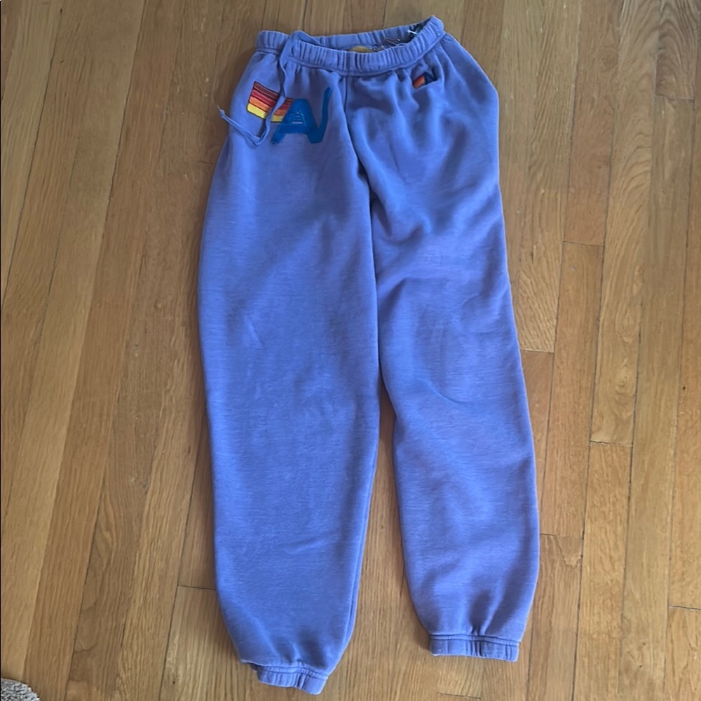 Women XS purple AV Sweatpants--worn twice